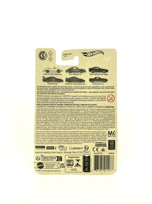 Hot Wheels 1:64 scale diecast model - 1989 Porsche 944 Turbo Black Porsche Series - 2024 New/Sealed/LongCard