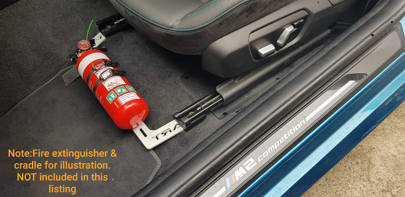 Fire Extinguisher Bracket to suit late model BMW vehicles E90/92,E82/87,F80,F48,F30,F20