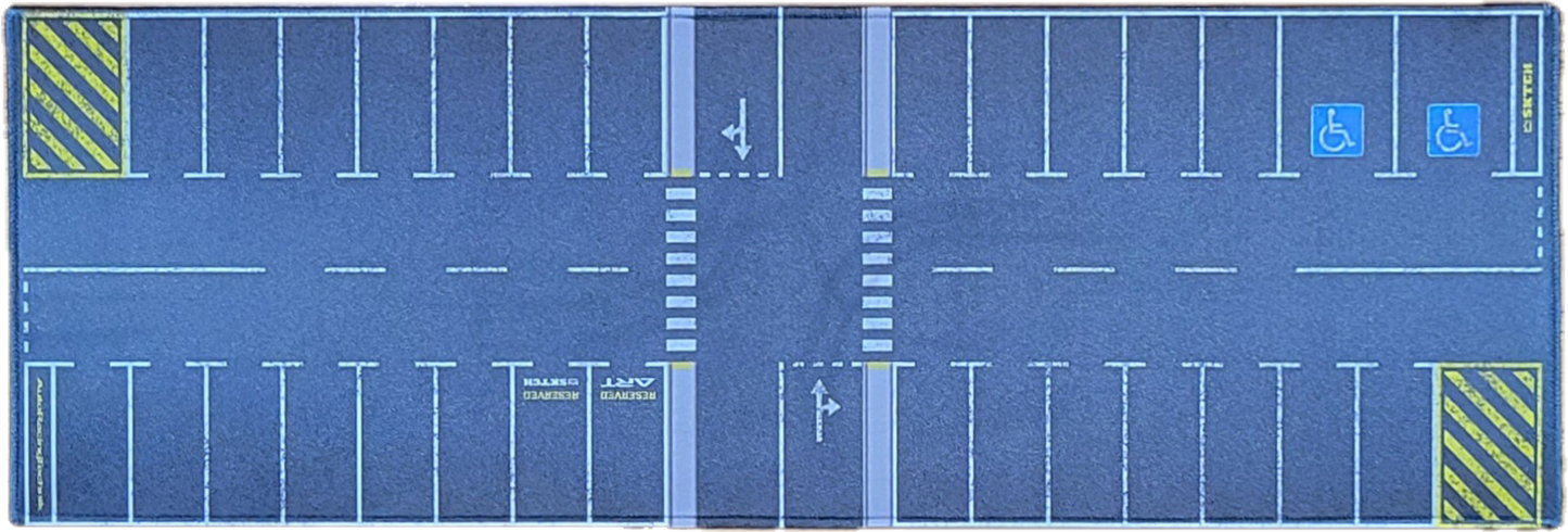 LUNCHBOX Dis-Play Mat 1:64 scale Open carpark scene
