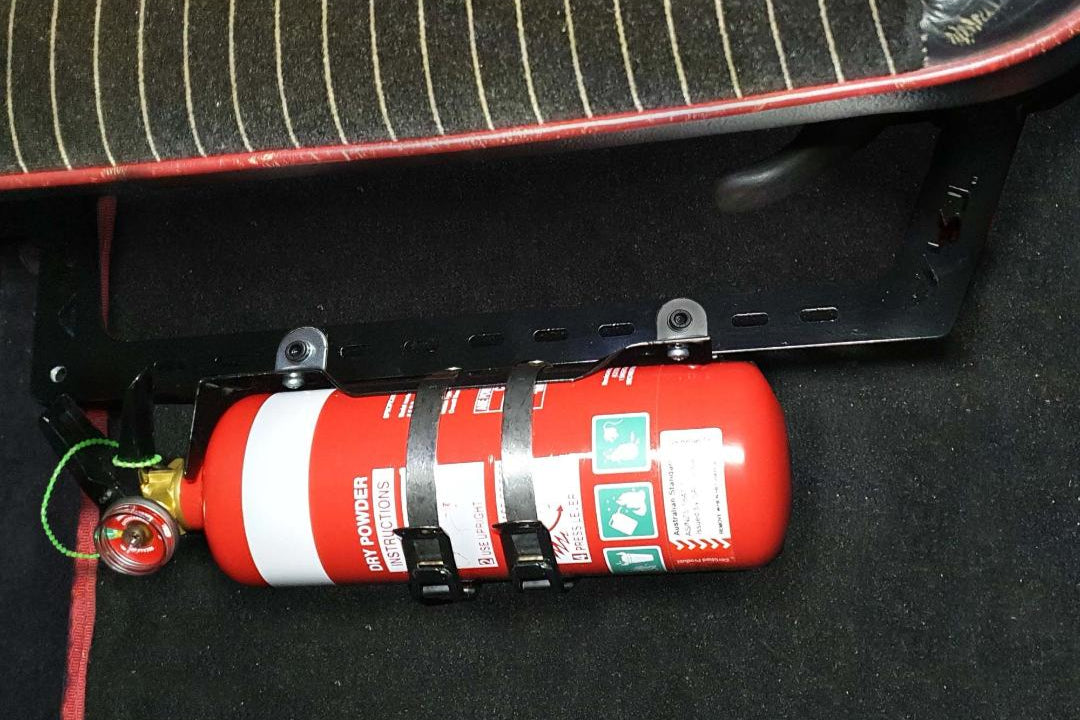 Fire Extinguisher Bracket to suit Porsche Classic 944S2/944Turbo/968 1986-1995