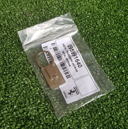 Genuine Ferrari Metal Keyring P/N 95991640