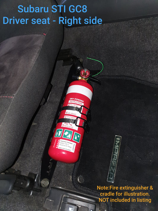 Fire Extinguisher Bracket to suit Subaru Impreza/WRX/STI GC8/GD/GE/GG/GH/GR