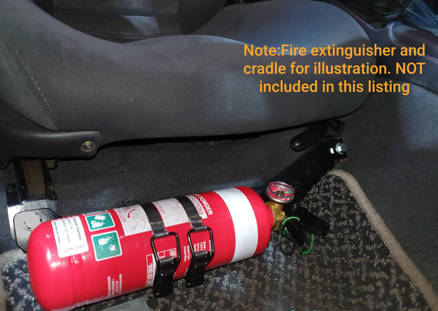 Fire Extinguisher Bracket to suit Nissan Skyline GTS-t, GTS-25, GTS-4, GTS on R33 chassis