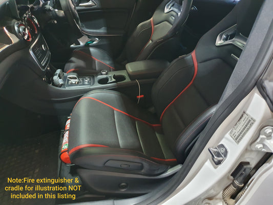 Fire Extinguisher Bracket to suit Mercedes-Benz AMG A45, CLA45 with sports seats
