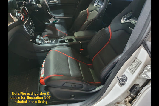 Fire Extinguisher Bracket to suit Mercedes-Benz AMG A45, CLA45 with sports seats