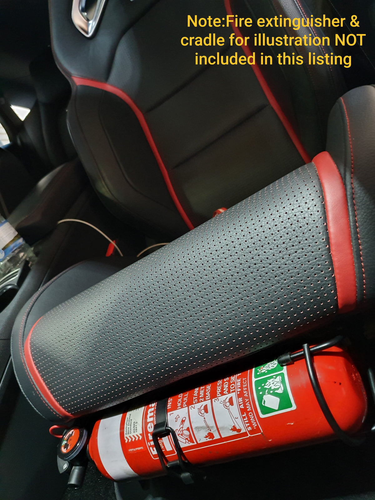 Fire Extinguisher Bracket to suit Mercedes-Benz AMG A45, CLA45 with sports seats