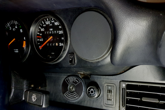 Clock Delete Plug/Cover to suit Classic Porsche 911 R/RS,SC,Carrera,930,964 (aircooled)