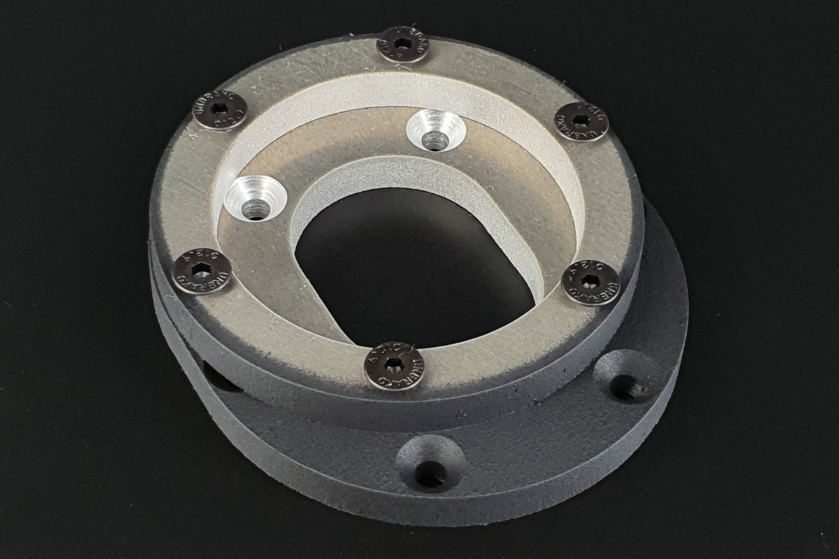 Eccentric steering wheel adaptor spacer offset NARDI/PERSONAL/RAID Aluminium