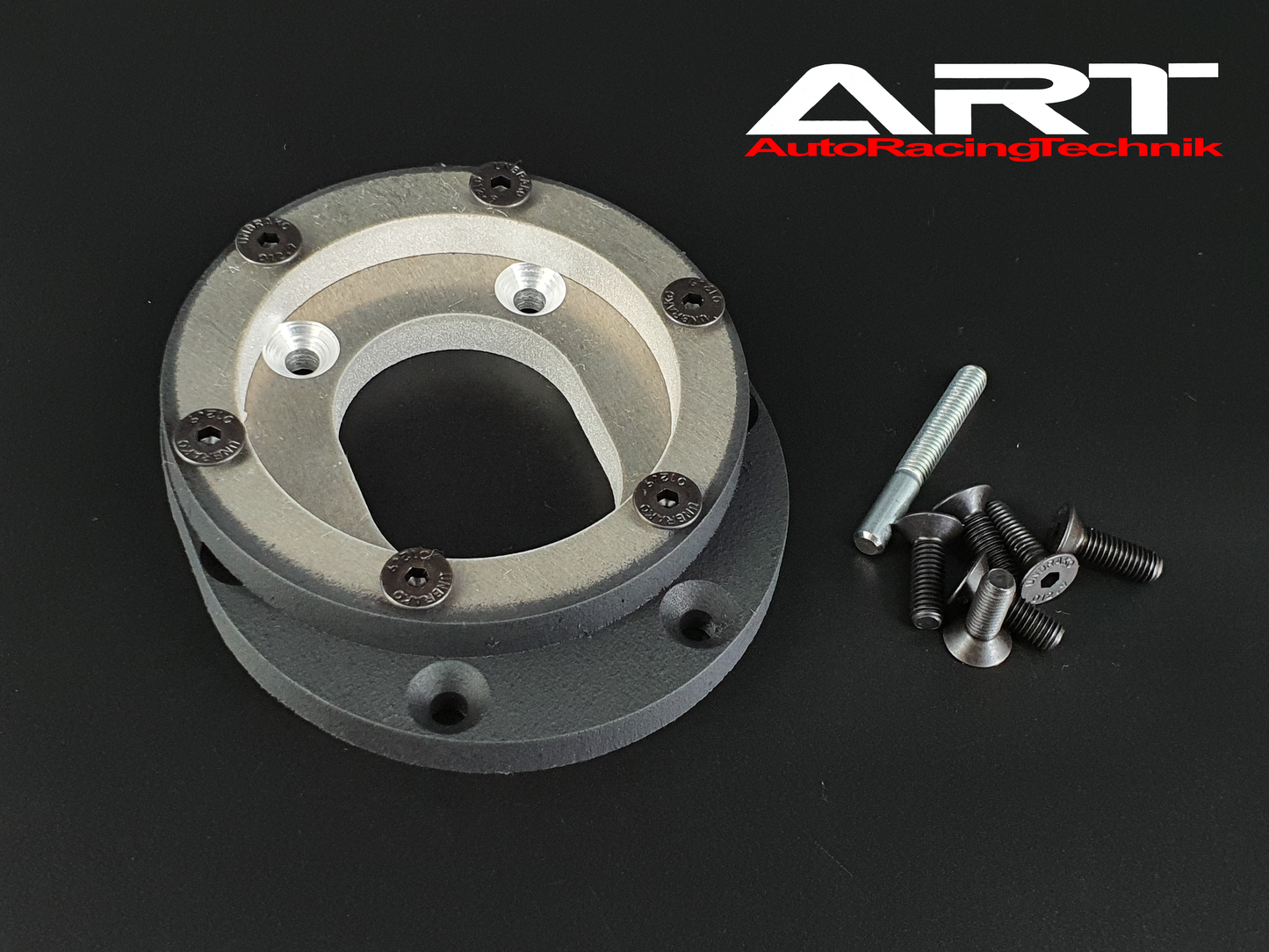 Eccentric steering wheel adaptor spacer offset NARDI/PERSONAL/RAID Aluminium