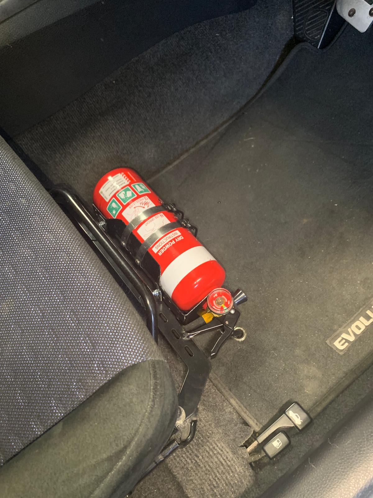 Fire Extinguisher Bracket to suit Mitsubishi Lancer Evolution 7/8/9/GT-A Lightweight Aluminium Alloy