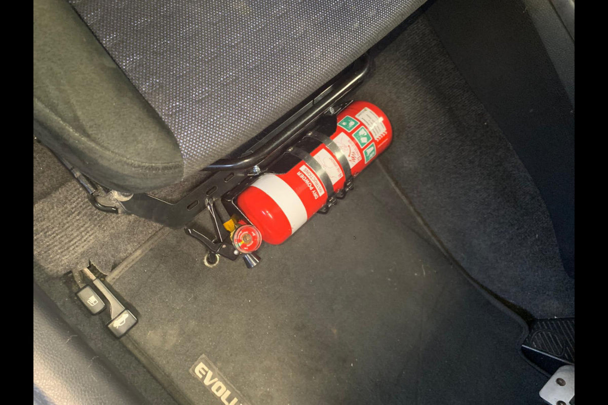 Feuerlöscherhalterung passend für Mitsubishi Lancer Evolution 7/8/9/GT-A Leichte Aluminiumlegierung