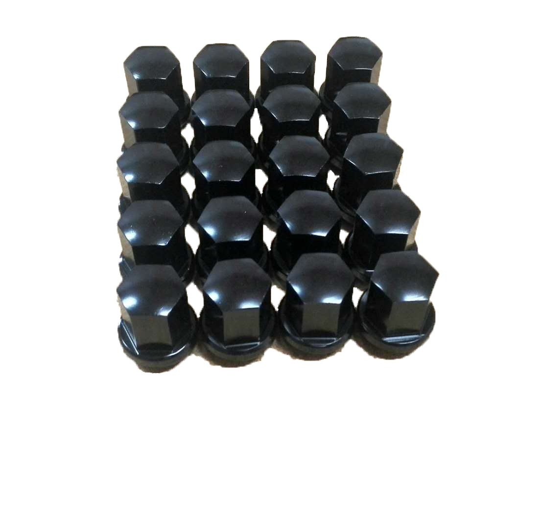 Set Of 20 Black Alloy Wheel Nuts To Fit Porsche Models