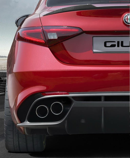 Tubi Style Alfa Romeo Giulia V6 QFV Rear Exhaust
