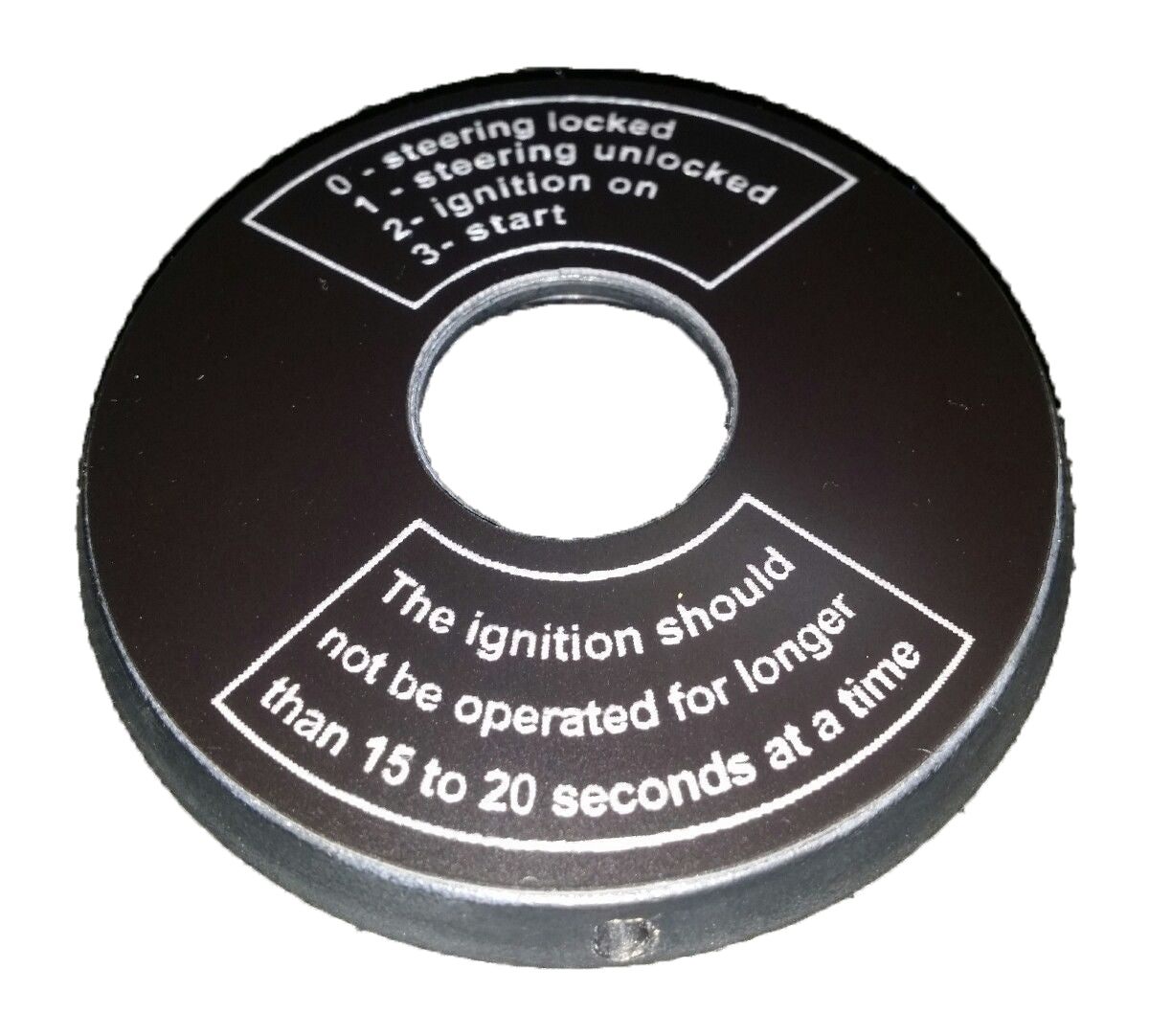 IGNITION SWITCH COVER DECAL - ENGINE START PROCEDURE 911(1974–1998) OEM LOOK