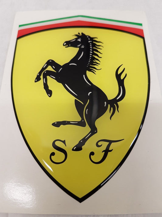 Genuine Ferrari Scuderia Resin Badge/ Shield Sticker