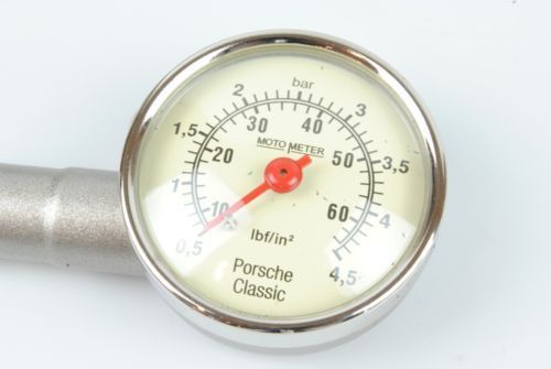 Genuine Porsche Classic Tire Tyre Pressure Gauge