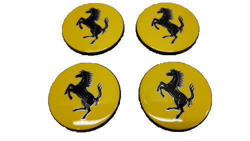 Genuine Ferrari Alloy Wheel Center Cap Set 226245 340066 Genuine Ferrari Wheels