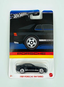 Hot Wheels 1:64 scale diecast model - 1989 Porsche 944 Turbo Silver Porsche Series - 2024 New/Sealed/LongCard