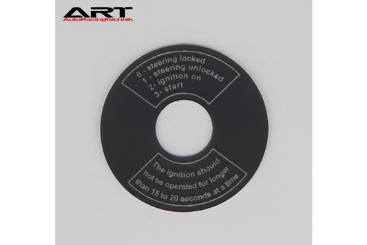 IGNITION SWITCH COVER DECAL - ENGINE START PROCEDURE 911(1974–1998) OEM LOOK