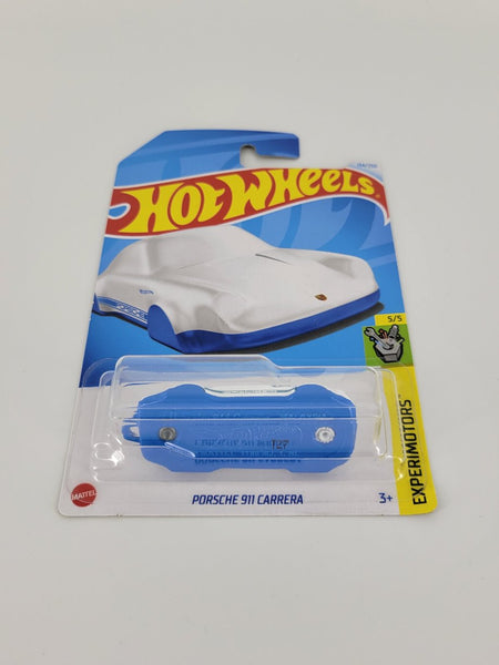 Hot Wheels 1:64 scale diecast model - Porsche 911 Carrera White Experimotors 2024 New/Sealed/LongCard