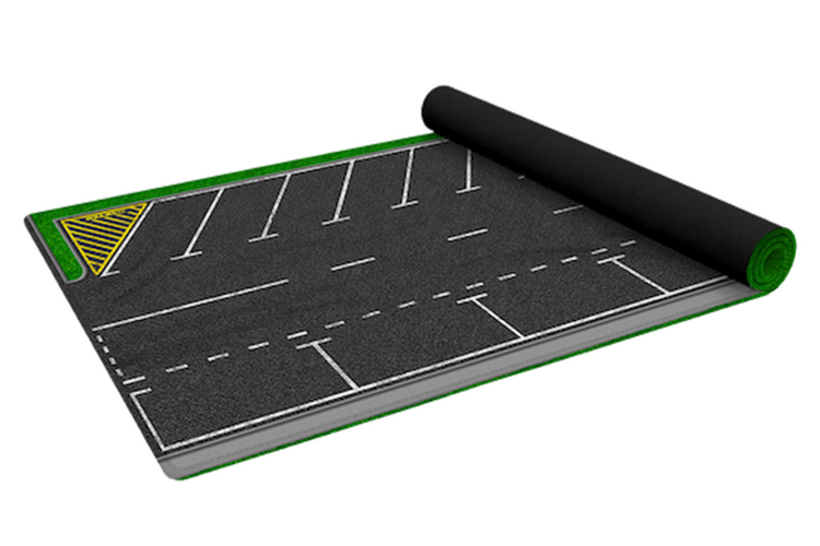 LUNCHBOX Dis-Play Mat 1:64 scale Racetrack grid scene