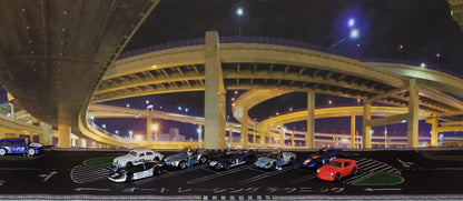 LUNCHBOX Dis-Play Mat 1:64 scale Japan carpark scene