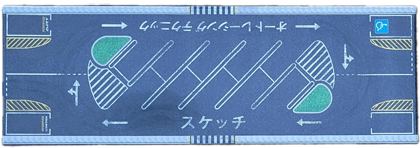 LUNCHBOX Dis-Play Mat 1:64 scale Japan carpark scene