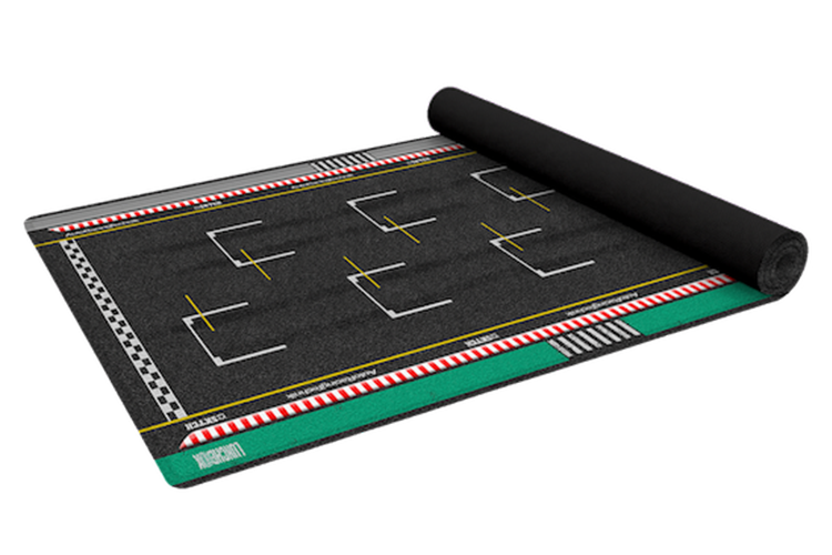LUNCHBOX Dis-Play Mat 1:64 scale Racetrack grid scene