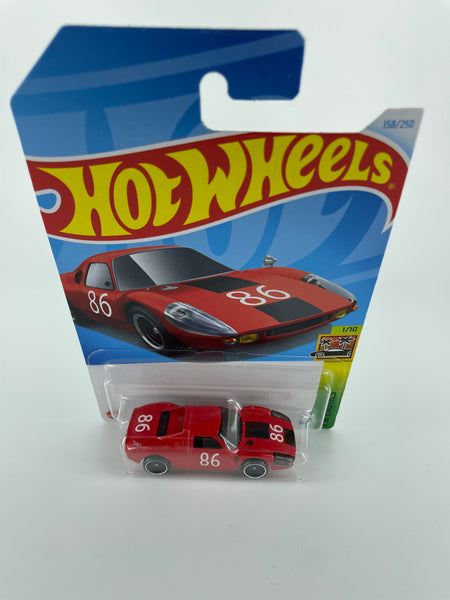 Hot Wheels 1:64 scale diecast model - Porsche 904 Carrera RS GTS Red HW Exotics 2024 New/Sealed/LongCard