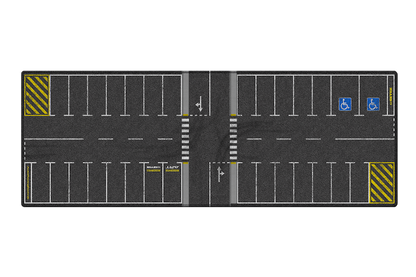LUNCHBOX Dis-Play Mat 1:64 scale Open carpark scene