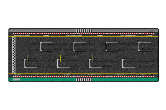 LUNCHBOX Dis-Play Mat 1:64 scale Racetrack grid scene