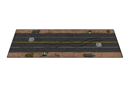 LUNCHBOX Dis-Play Mat 1:64 scale Route 66 freeway scene