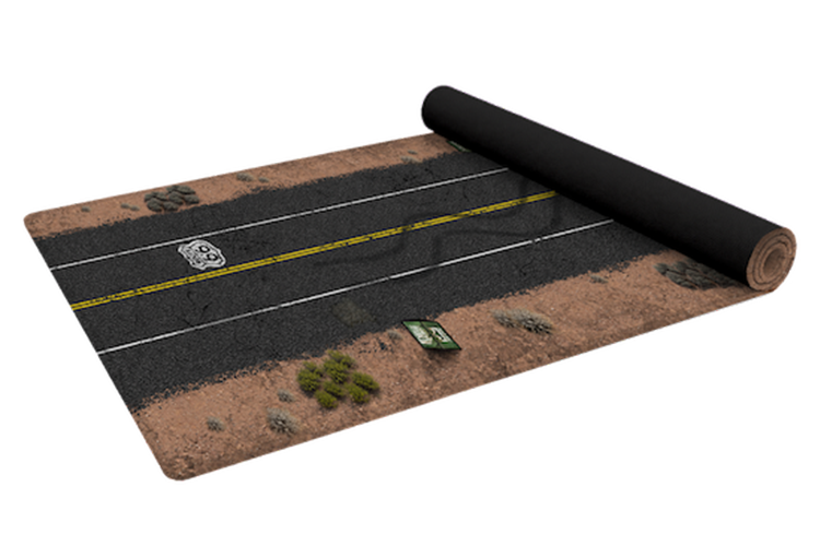LUNCHBOX Dis-Play Mat 1:64 scale Route 66 freeway scene