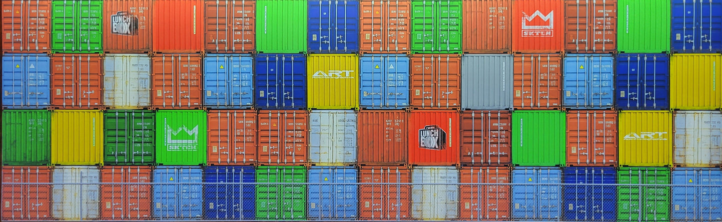 LUNCHBOX Shipping Container Yard Backdrop