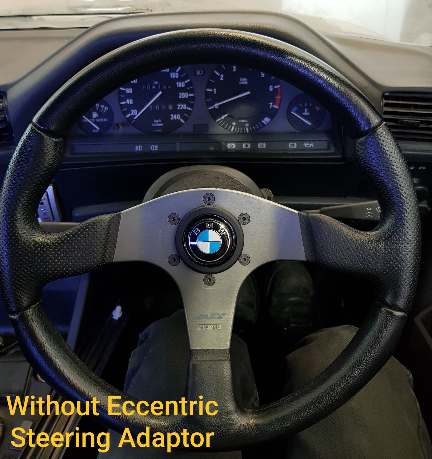 Eccentric steering wheel adaptor spacer offset MOMO/OMP/SPARCO/NRG Aluminium