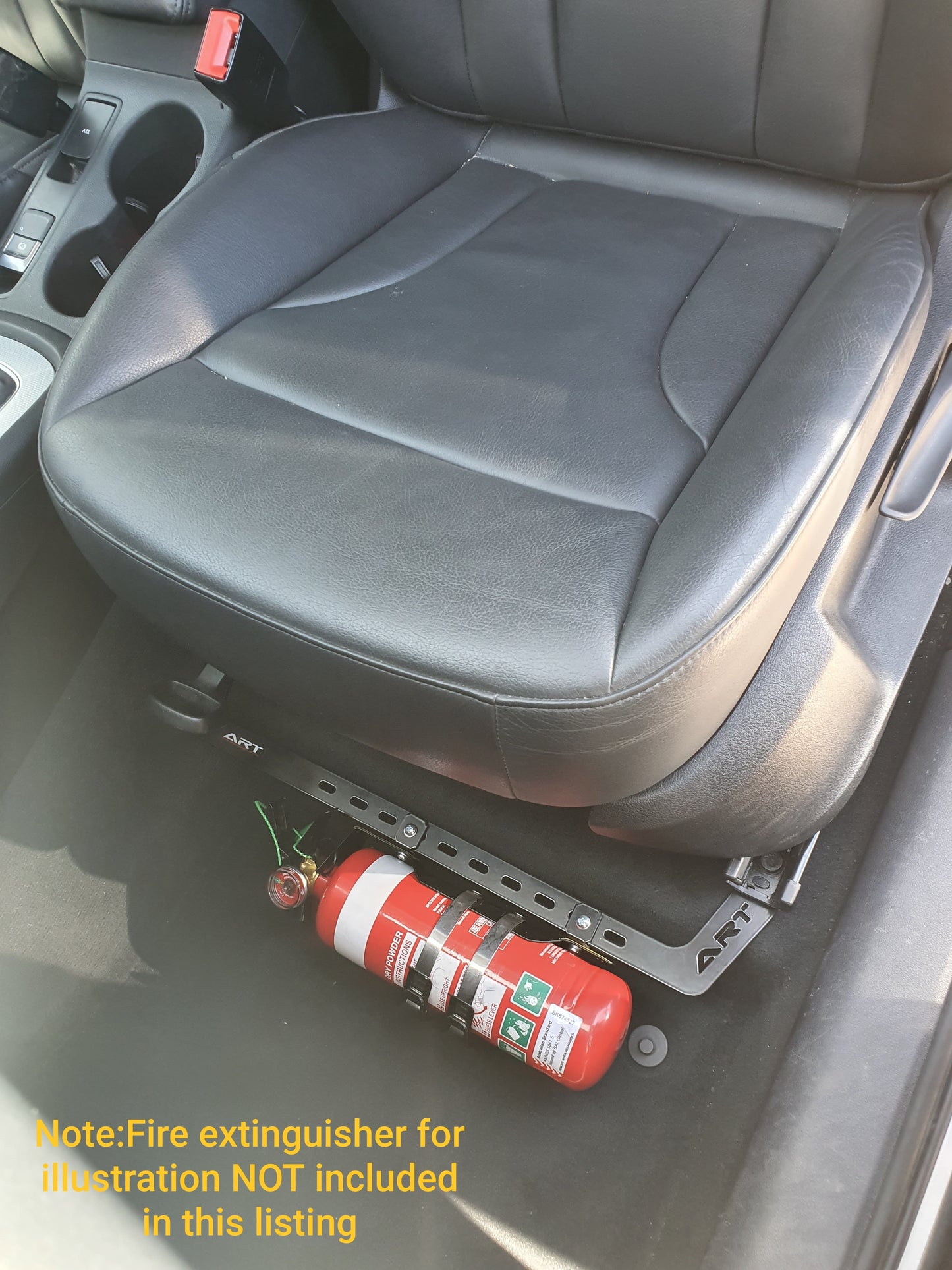 Fire Extinguisher Bracket to suit Audi/VW/Skoda (VAG) Lightweight Aluminium Alloy
