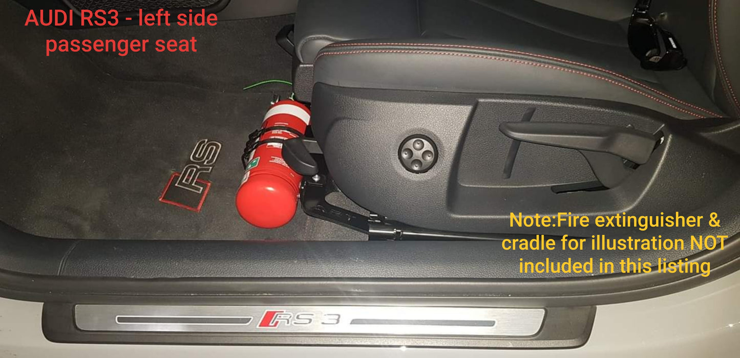 Fire Extinguisher Bracket to suit Audi/VW/Skoda (VAG) Lightweight Aluminium Alloy