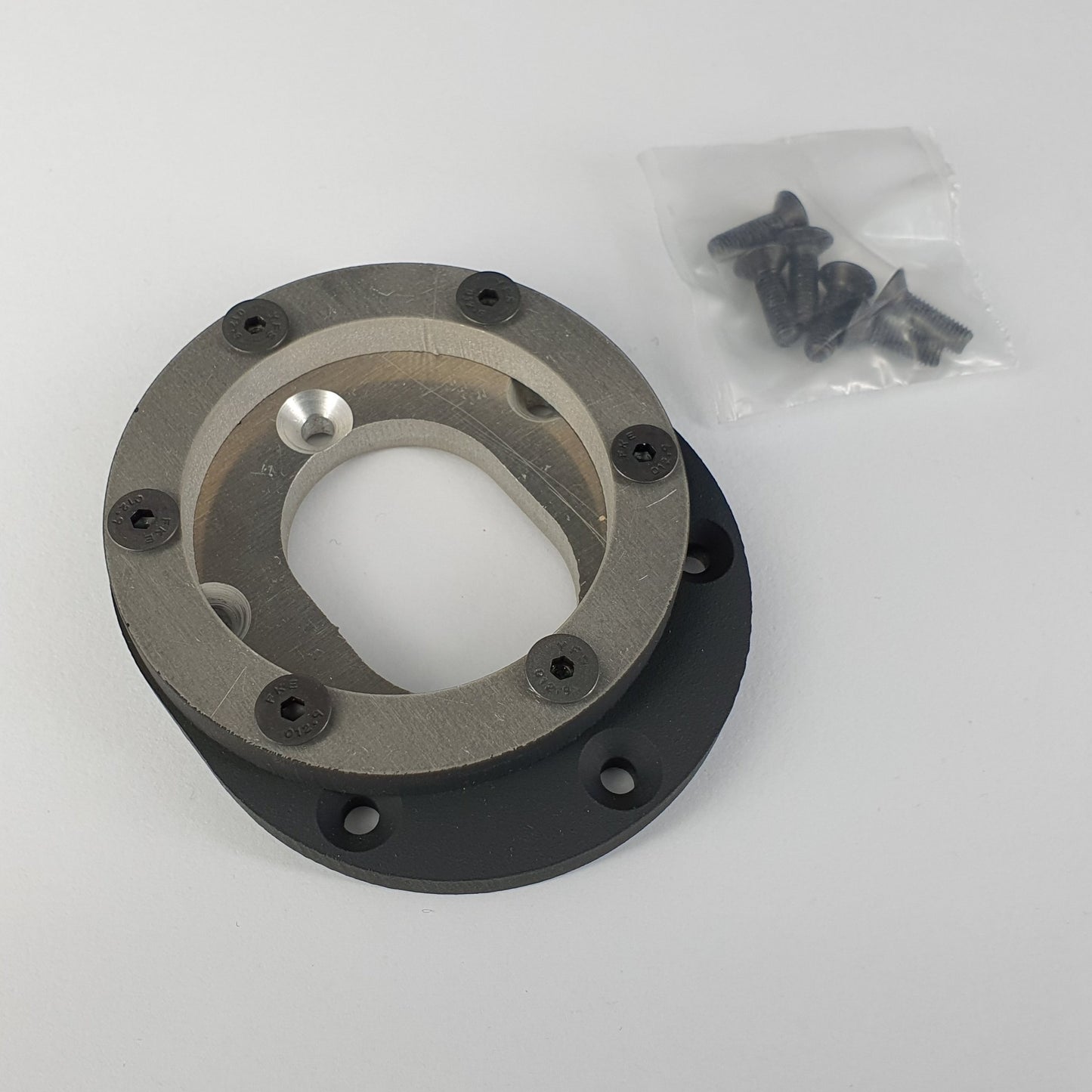 Eccentric steering wheel adaptor spacer offset MOMO/OMP/SPARCO/NRG Aluminium