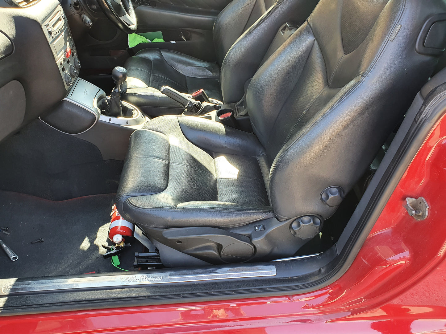 Fire Extinguisher Bracket to suit Alfa Romeo GT / 147 (Type 937) Lightweight Aluminium Alloy