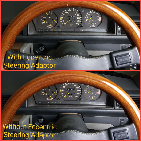 Eccentric steering wheel adaptor spacer offset NARDI/PERSONAL/RAID Aluminium