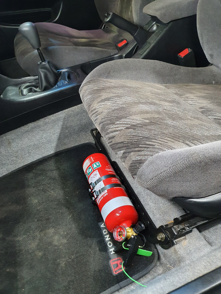 Fire Extinguisher Bracket to suit Honda Civic/Integra EG/EK/DC Aluminium Alloy
