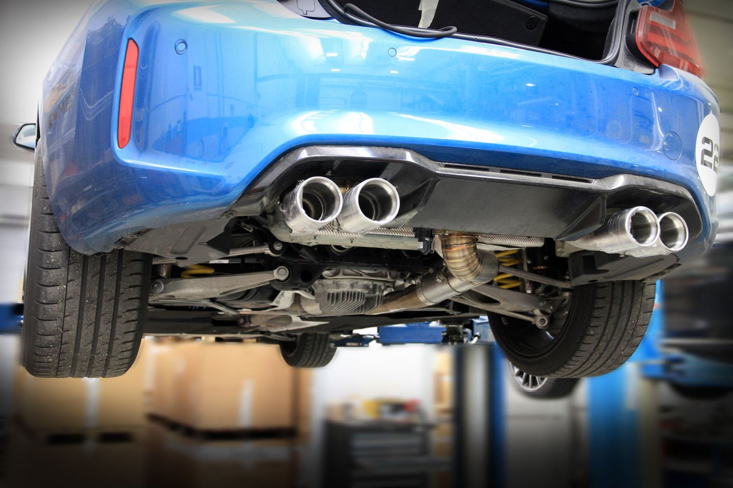 Tubi Style BMW M2 F87 rear exhaust