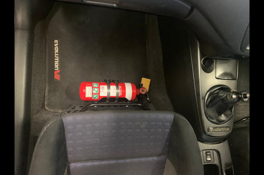 Fire Extinguisher Bracket to suit Mitsubishi Lancer Evolution 7/8/9/GT-A Lightweight Aluminium Alloy