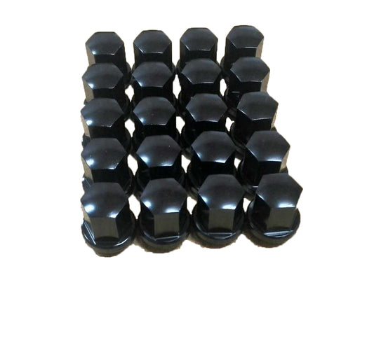 Set Of 20 Black Alloy Wheel Nuts To Fit Porsche Models