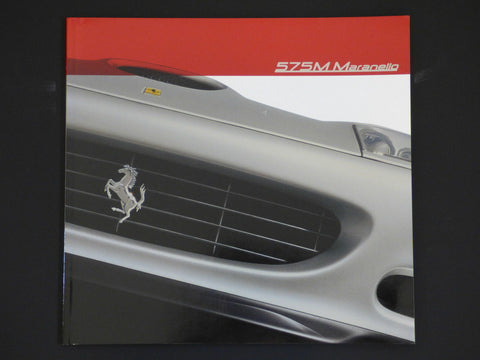 Genuine Ferrari 575M Maranello Brochure