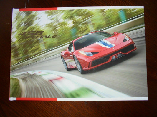 Ferrari 458 SPECIALE Brochure Hardback Book -Sealed In Plastic