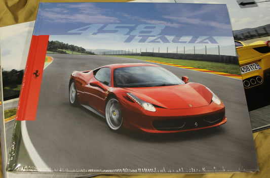 FERRARI 458 ITALIA Hardcover Brochure GENUINE