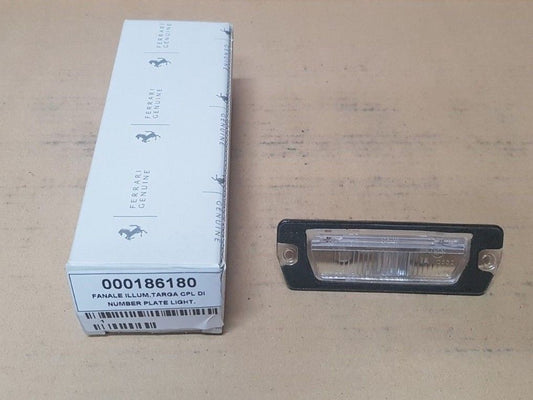 GENUINE Ferrari Number Licence Plate Lamp