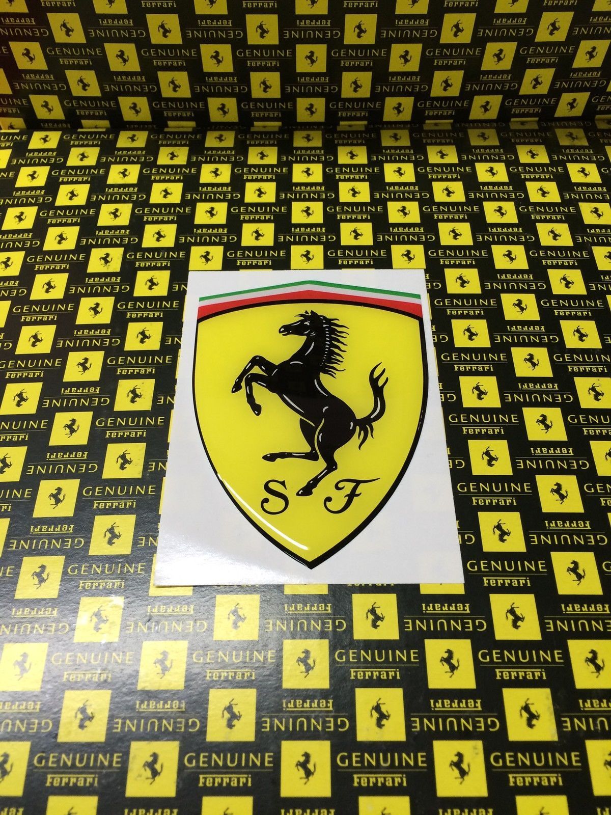 Genuine Ferrari Scuderia Resin Badge/ Shield Sticker – AutoRacingTechnik