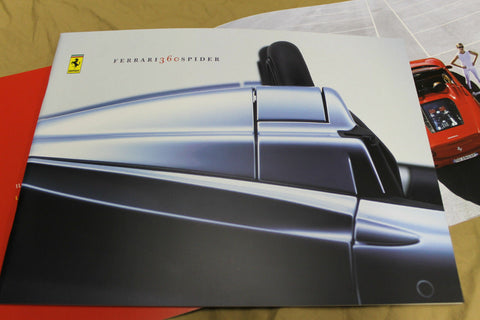 Genuine Ferrari 360 Spider brochure Prospekt catalogue NOS